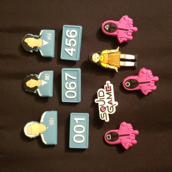 CROCS Accessories - Squid Game Jibbitz!!